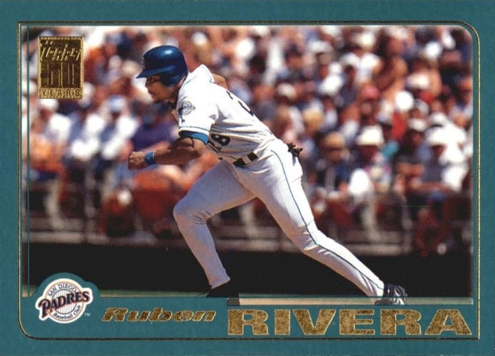 #633 Ruben Rivera - San Diego Padres - 2001 Topps Baseball