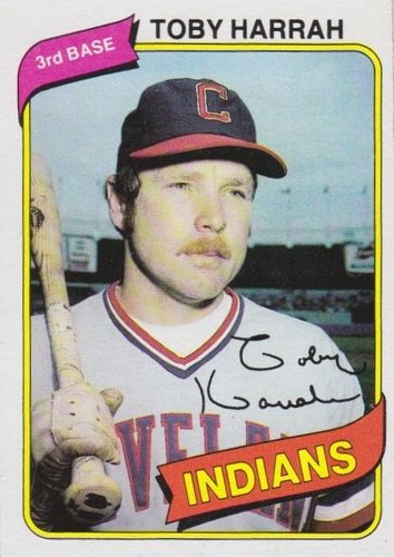 #636 Toby Harrah - Cleveland Indians - 1980 Topps Baseball