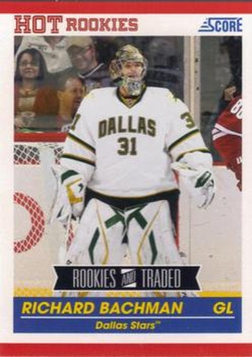 #636 Richard Bachman - Dallas Stars - 2010-11 Score Hockey