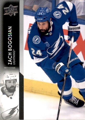 #637 Zach Bogosian - Tampa Bay Lightning - 2021-22 Upper Deck Hockey