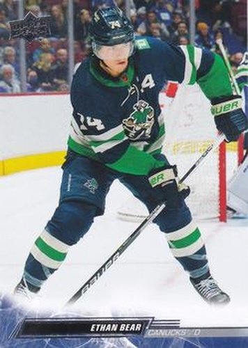 #638 Ethan Bear - Vancouver Canucks - 2022-23 Upper Deck Hockey