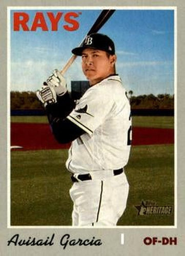 #638 Avisail Garcia - Tampa Bay Rays - 2019 Topps Heritage Baseball