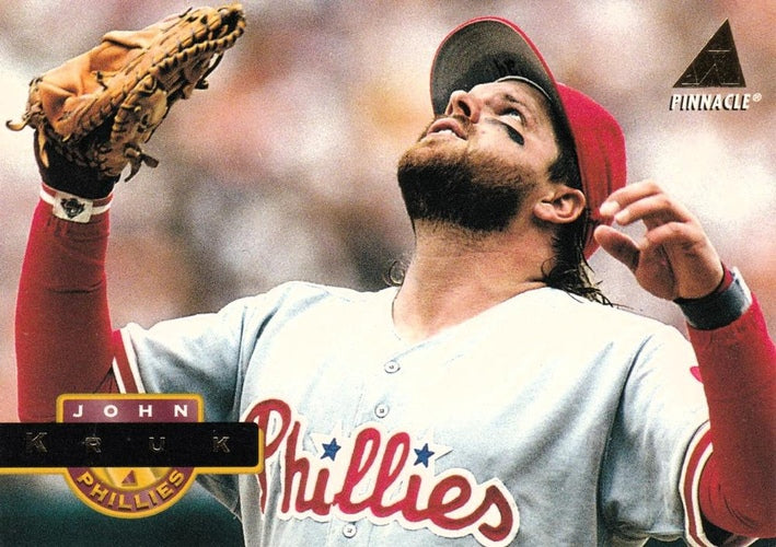 #63 John Kruk - Philadelphia Phillies - 1994 Pinnacle Baseball