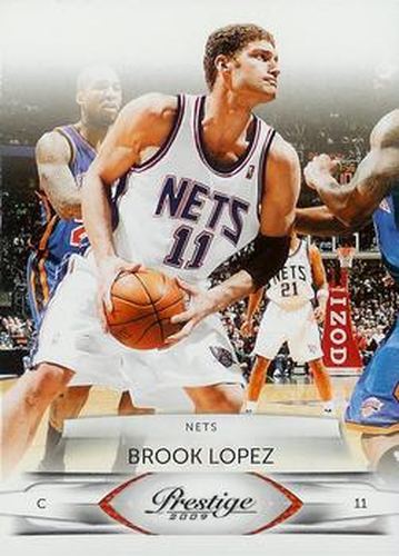 #63 Brook Lopez - New Jersey Nets - 2009-10 Panini Prestige Basketball
