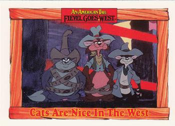 #63 Cata Are Nice In The West - 1991 Impel An American Tail: Fievel Goes West