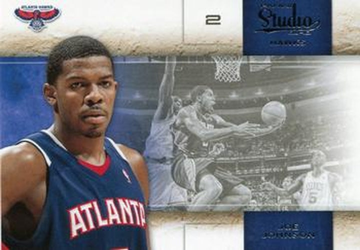 #63 Joe Johnson - Atlanta Hawks - 2009-10 Panini Studio Basketball