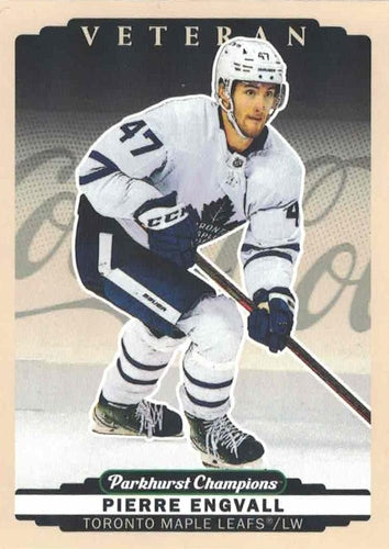 #63 Pierre Engvall - Toronto Maple Leafs - 2022-23 Parkhurst Champions Hockey