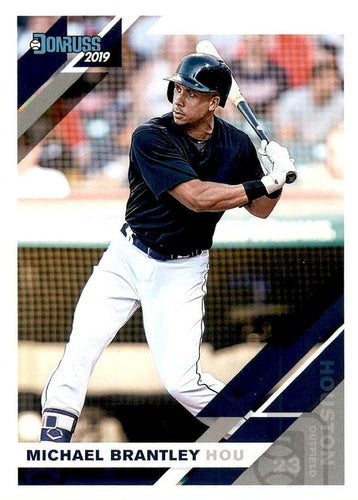 #63 Michael Brantley - Houston Astros - 2019 Donruss Baseball