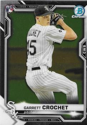 #63 Garrett Crochet - Chicago White Sox - 2021 Bowman Chrome Baseball