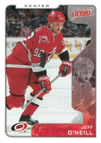 #63 Jeff O'Neill - Carolina Hurricanes - 2001-02 Upper Deck Victory Hockey