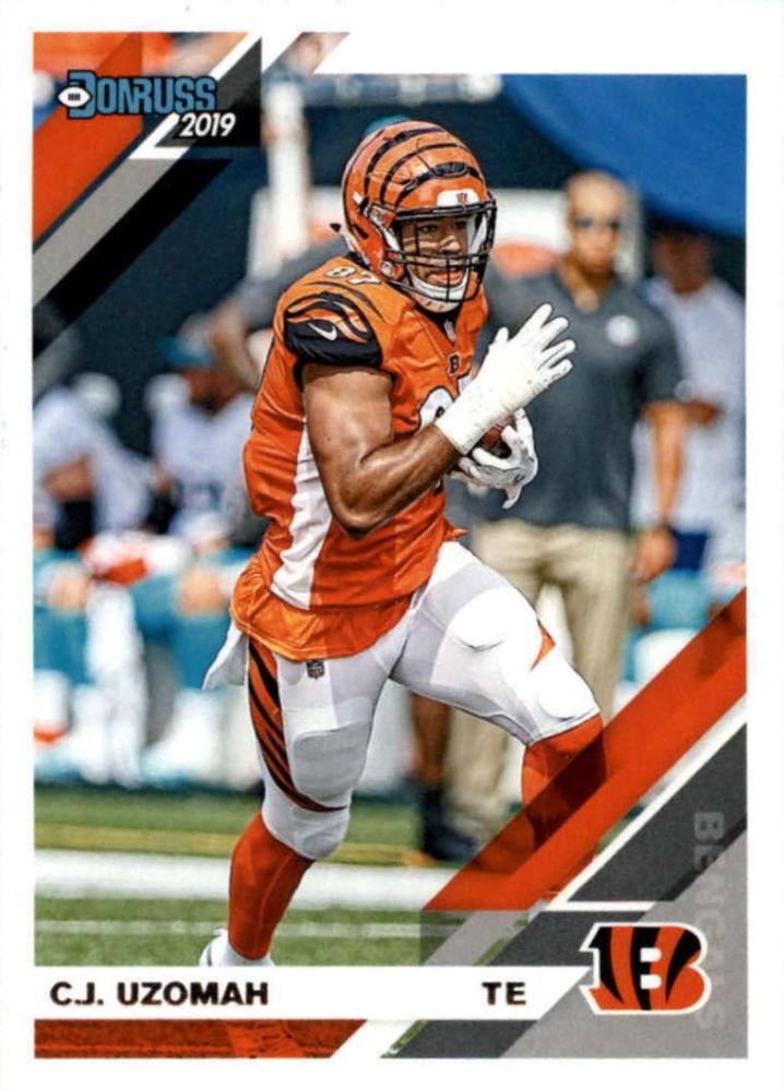 #63 C.J. Uzomah - Cincinnati Bengals - 2019 Donruss Football