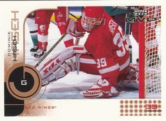 #63 Dominik Hasek - Detroit Red Wings - 2002-03 Upper Deck MVP Hockey
