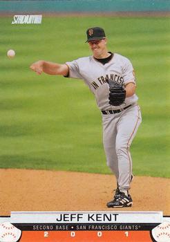#63 Jeff Kent - San Francisco Giants - 2001 Stadium Club Baseball