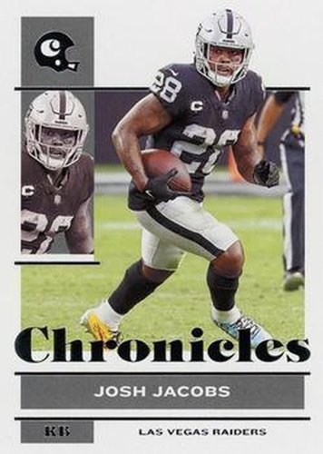 #63 Josh Jacobs - Las Vegas Raiders - 2021 Panini Chronicles Football
