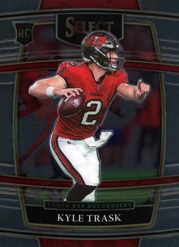 #63 Kyle Trask - Tampa Bay Buccaneers - 2021 Panini Select - Black and Gold Prizm Die Cut Football