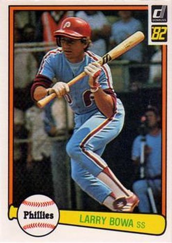 #63 Larry Bowa - Philadelphia Phillies - 1982 Donruss Baseball