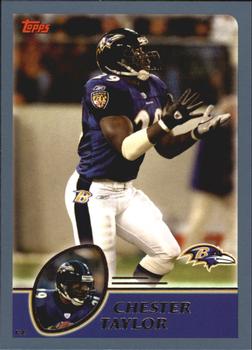 #63 Chester Taylor - Baltimore Ravens - 2003 Topps Football