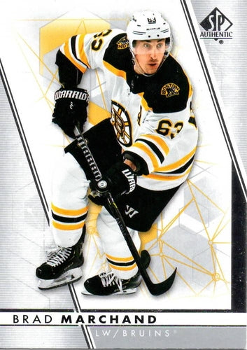 #63 Brad Marchand - Boston Bruins - 2022-23 SP Authentic Hockey