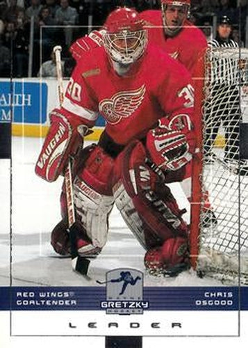 #63 Chris Osgood - Detroit Red Wings - 1999-00 Upper Deck Wayne Gretzky Hockey