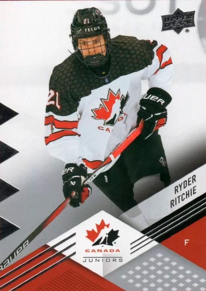 #63 Ryder Ritchie - Canada - 2024 Upper Deck Team Canada Juniors Hockey
