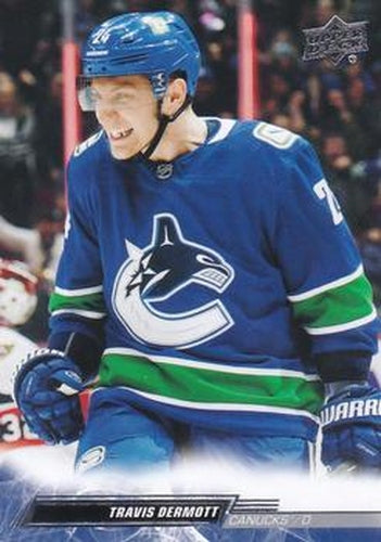 #640 Travis Dermott - Vancouver Canucks - 2022-23 Upper Deck Hockey