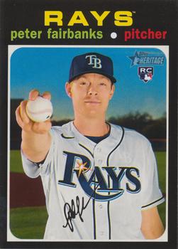 #640 Peter Fairbanks - Tampa Bay Rays - 2020 Topps Heritage Baseball