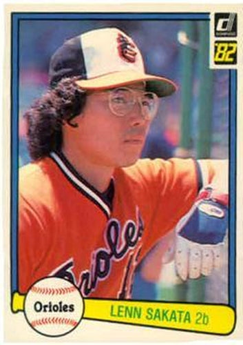 #644 Lenn Sakata - Baltimore Orioles - 1982 Donruss Baseball