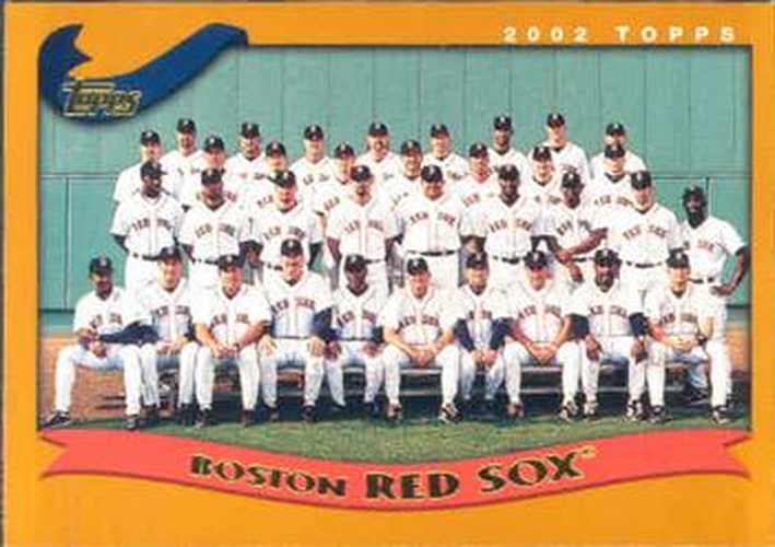 #645 Boston Red Sox - Boston Red Sox - 2002 Topps Baseball