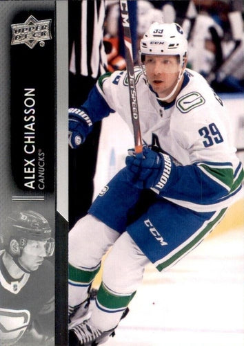 #646 Alex Chiasson - Vancouver Canucks - 2021-22 Upper Deck Hockey