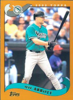 #64 Jeff Abbott - Florida Marlins - 2002 Topps Baseball