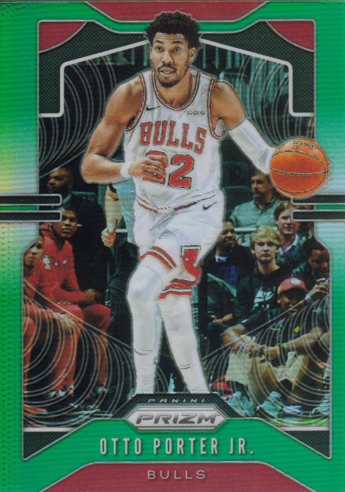 #64 Otto Porter Jr. - Chicago Bulls - 2019-20 Panini Prizm - Prizms Green Basketball