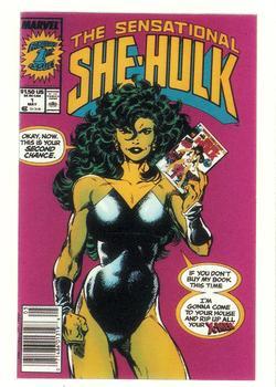 #64 The Sensational She-Hulk - 1991 Comic Images Marvel Comics First Covers II