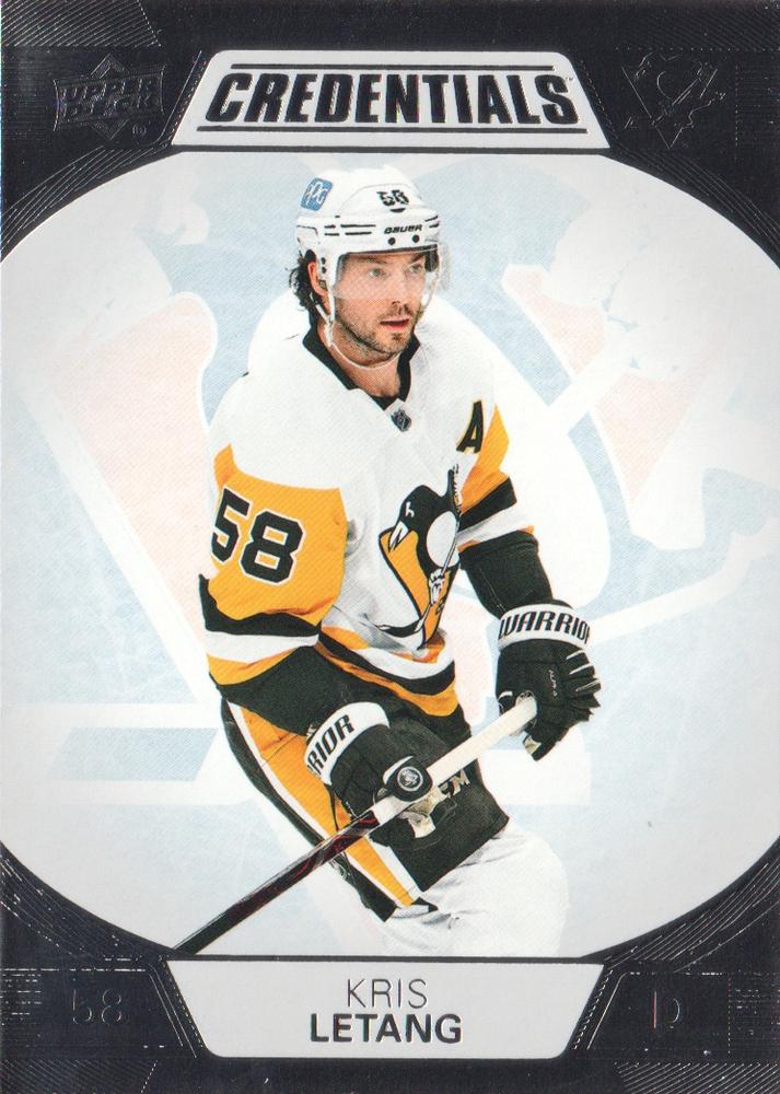 #64 Kris Letang - Pittsburgh Penguins - 2022-23 Upper Deck Credentials Hockey