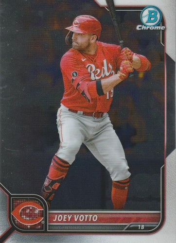 #64 Joey Votto - Cincinnati Reds - 2022 Bowman Chrome Baseball