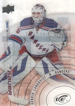 #64 Henrik Lundqvist - New York Rangers - 2014-15 Upper Deck Ice Hockey