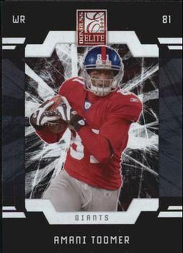 #64 Amani Toomer - New York Giants - 2009 Donruss Elite Football