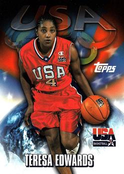 #64 Teresa Edwards - USA - 2000 Topps Team USA Basketball