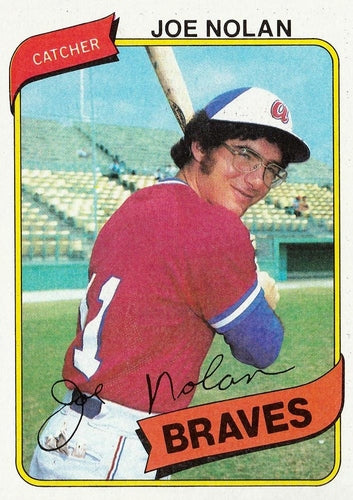 #64 Joe Nolan - Atlanta Braves - 1980 Topps Baseball