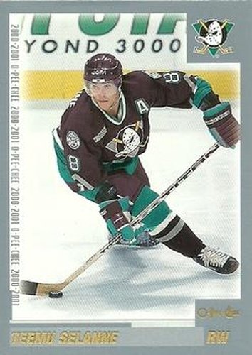 #64 Teemu Selanne - Anaheim Mighty Ducks - 2000-01 O-Pee-Chee Hockey