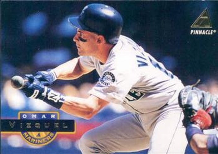 #64 Omar Vizquel - Seattle Mariners - 1994 Pinnacle Baseball