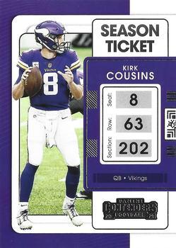 #64 Kirk Cousins - Minnesota Vikings - 2021 Panini Contenders Football