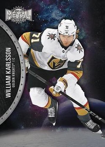 #64 William Karlsson - Vegas Golden Knights - 2021-22 Skybox Metal Universe Hockey