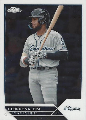 #PDC-64 George Valera - Columbus Clippers - 2023 Topps Pro Debut - Chrome Baseball