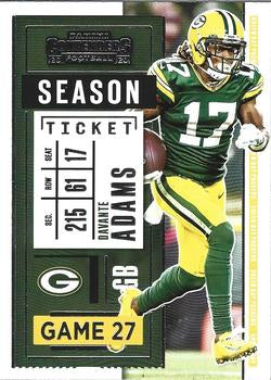 #64 Davante Adams - Green Bay Packers - 2020 Panini Contenders Football