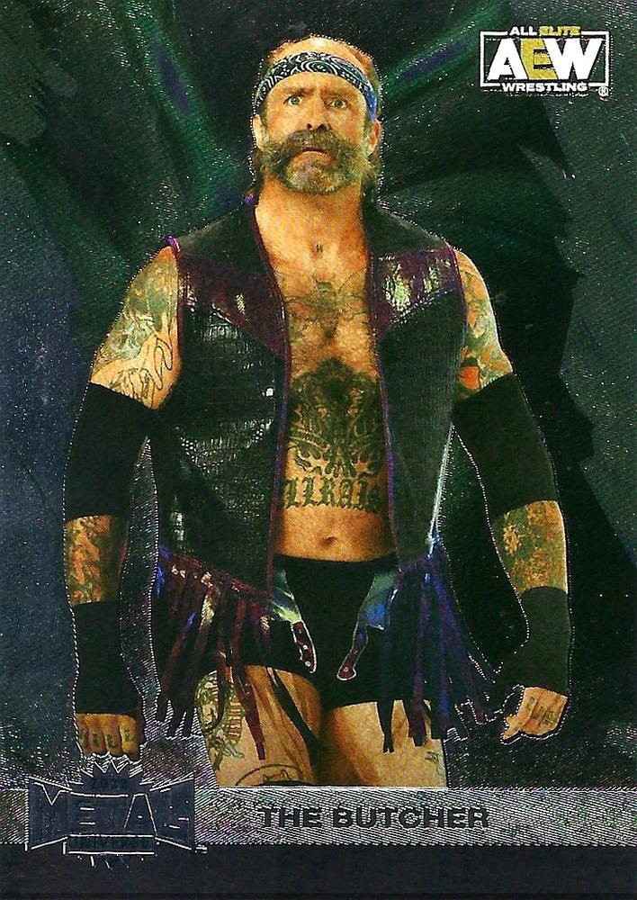 #64 The Butcher - 2022 SkyBox Metal Universe AEW Wrestling