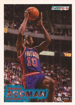 #64 Dennis Rodman - Detroit Pistons - 1993-94 Fleer Basketball