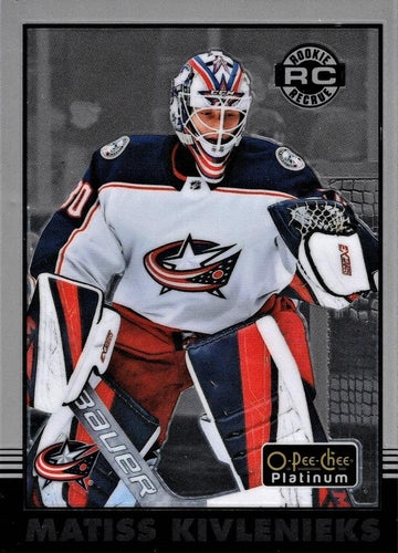#R-64 Matiss Kivlenieks - Columbus Blue Jackets - 2020-21 O-Pee-Chee Platinum - Retro Hockey