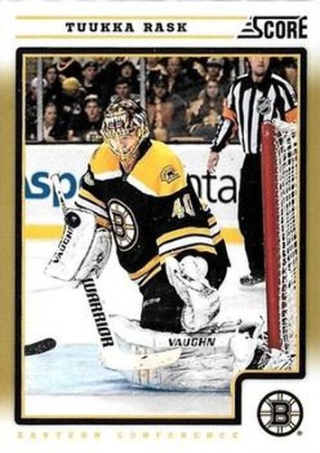 #64 Tuukka Rask - Boston Bruins - 2012-13 Score - Gold Rush Hockey