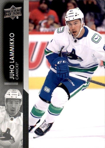 #651 Juho Lammikko - Vancouver Canucks - 2021-22 Upper Deck Hockey