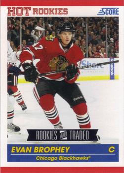 #652 Evan Brophey - Chicago Blackhawks - 2010-11 Score Hockey